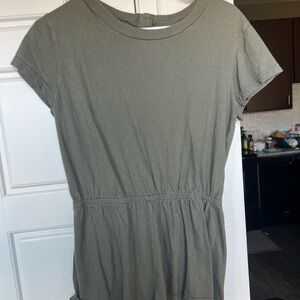 Olive Green Romper from American Apparel